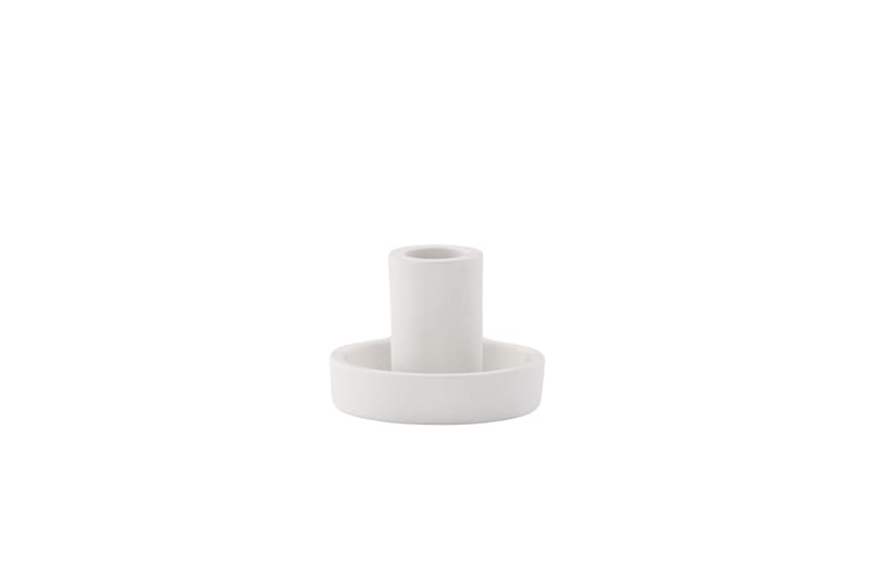 Ceco Lysestage 11x5,6 cm - Hvid - Boligtilbehør - Lys & dufte - Lysestager & lanterner - Kandelaber & lysestage bord