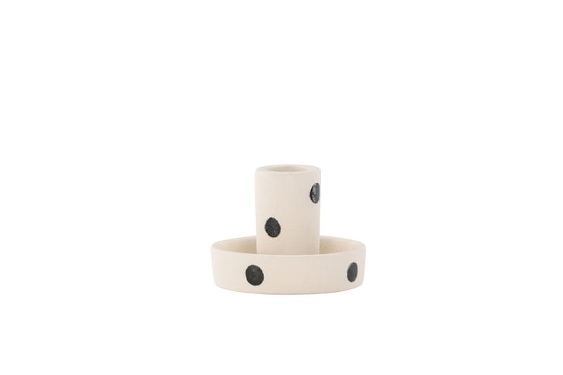 Ceco Lysestage 11x5,6 cm - Hvid - Boligtilbehør - Lys & dufte - Lysestager & lanterner - Kandelaber & lysestage bord