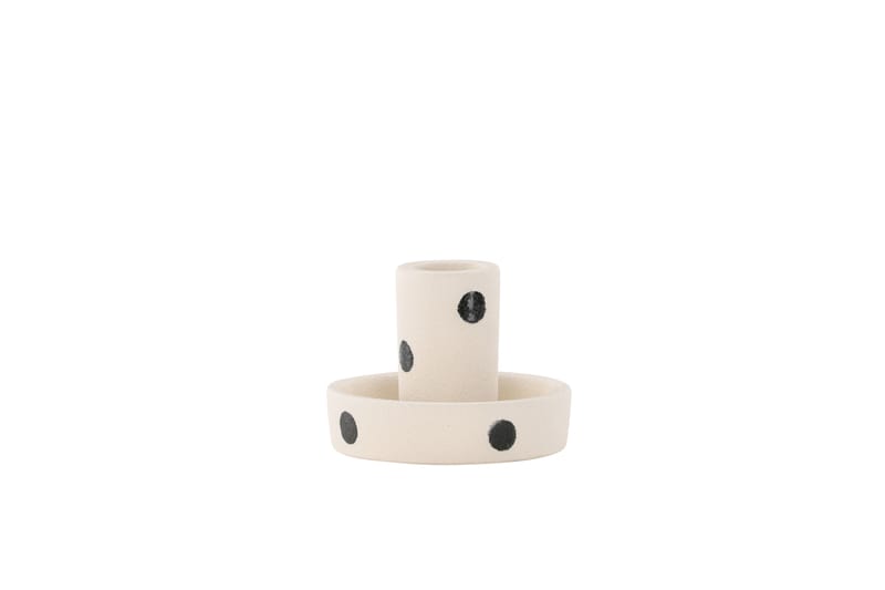 Ceco Lysestage 11x5,6 cm - Hvid - Boligtilbehør - Lys & dufte - Lysestager & lanterner - Kandelaber & lysestage bord