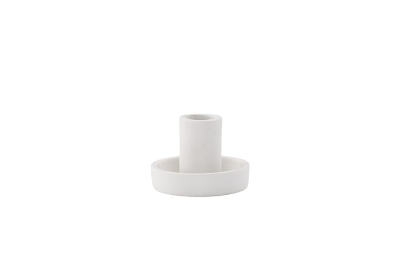 Ceco Lysestage 11x5,6 cm - Hvid - Boligtilbehør - Lys & dufte - Lysestager & lanterner - Kandelaber & lysestage bord