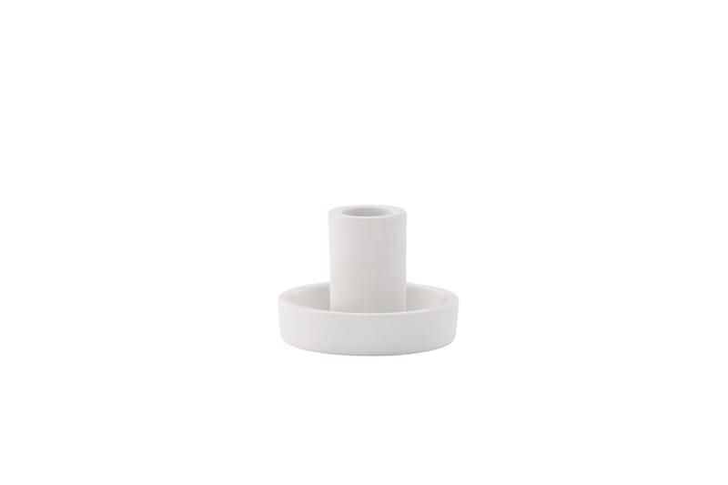 Ceco Lysestage 11x5,6 cm - Hvid - Boligtilbehør - Lys & dufte - Lysestager & lanterner - Kandelaber & lysestage bord
