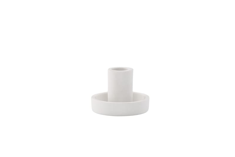Ceco Lysestage 11x5,6 cm - Hvid - Boligtilbehør - Lys & dufte - Lysestager & lanterner - Kandelaber & lysestage bord