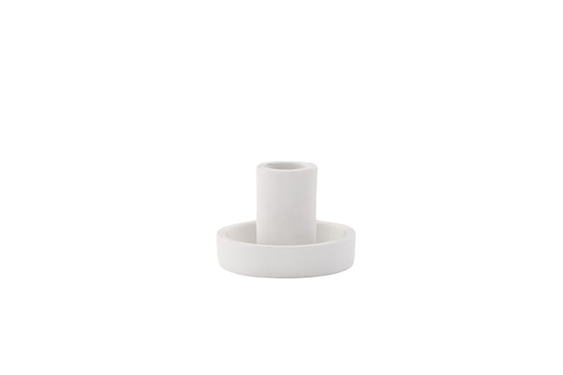 Ceco Lysestage 11x5,6 cm - Hvid - Boligtilbehør - Lys & dufte - Lysestager & lanterner - Kandelaber & lysestage bord