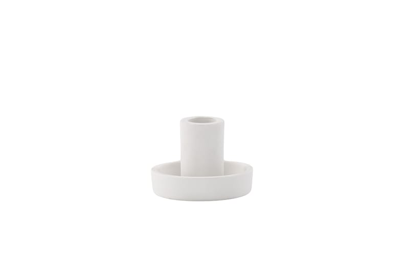 Ceco Lysestage 11x5,6 cm - Hvid - Boligtilbehør - Lys & dufte - Lysestager & lanterner - Kandelaber & lysestage bord
