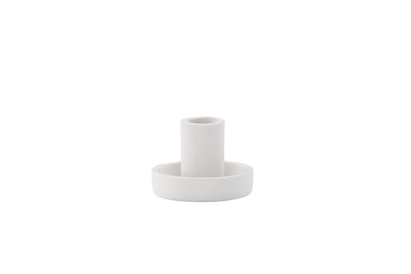 Ceco Lysestage 11x5,6 cm - Hvid - Boligtilbehør - Lys & dufte - Lysestager & lanterner - Kandelaber & lysestage bord