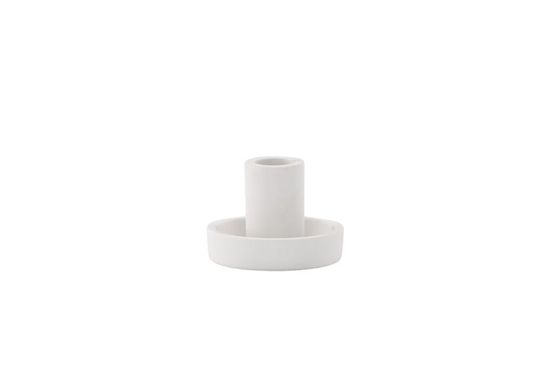 Ceco Lysestage 11x5,6 cm - Hvid - Boligtilbehør - Lys & dufte - Lysestager & lanterner - Kandelaber & lysestage bord