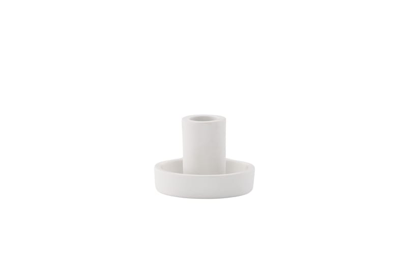 Ceco Lysestage 11x5,6 cm - Hvid - Boligtilbehør - Lys & dufte - Lysestager & lanterner - Kandelaber & lysestage bord