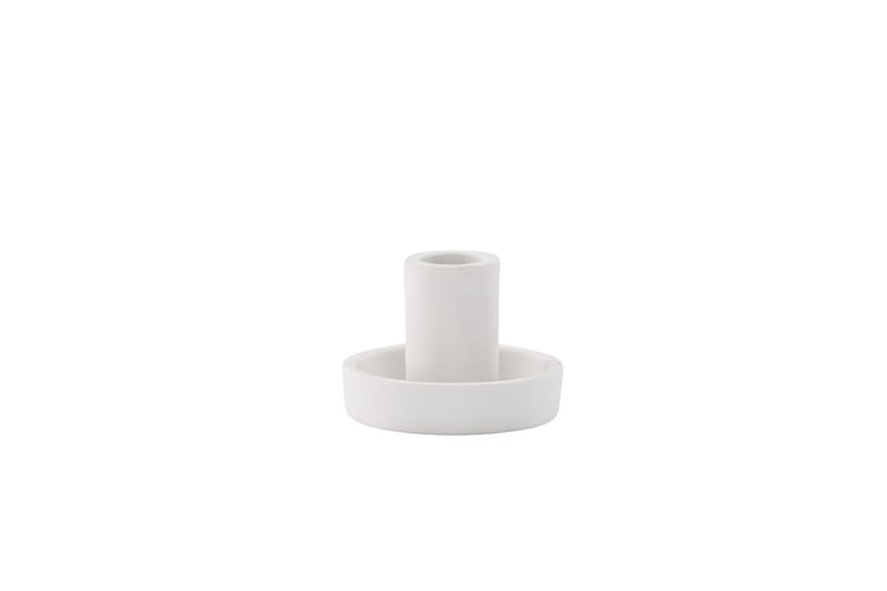 Ceco Lysestage 11x5,6 cm - Hvid - Boligtilbehør - Lys & dufte - Lysestager & lanterner - Kandelaber & lysestage bord