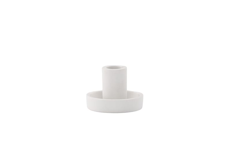 Ceco Lysestage 11x5,6 cm - Hvid - Boligtilbehør - Lys & dufte - Lysestager & lanterner - Kandelaber & lysestage bord