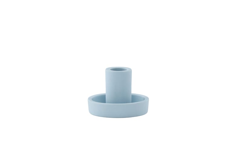 Ceco Lysestage 11x5,6 cm - Lys blå - Boligtilbehør - Lys & dufte - Lysestager & lanterner - Kandelaber & lysestage bord