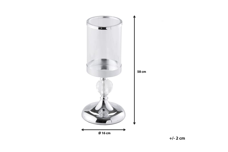 Cotui lysestage 41 cm - Sølv - Kandelaber & lysestage bord - Lysestager & lanterner - Dekoration