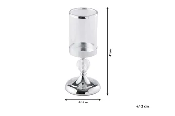 Cotui lysestage 41 cm - Sølv - Boligtilbehør - Lys & dufte - Lysestager & lanterner - Kandelaber & lysestage bord