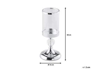Cotui lysestage 41 cm - Sølv - Boligtilbehør - Lys & dufte - Lysestager & lanterner - Kandelaber & lysestage bord