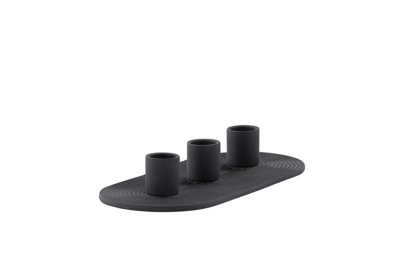 Dian Lysestage 10,5x4 cm - Sort - Boligtilbehør - Lys & dufte - Lysestager & lanterner - Kandelaber & lysestage bord