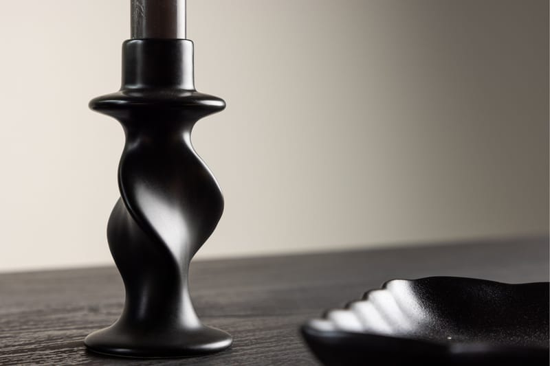 Glory Lysestage 6x12 cm - Mat sort - Boligtilbehør - Lys & dufte - Lysestager & lanterner - Kandelaber & lysestage bord