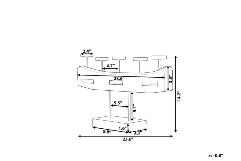 Guatemala lysestage 36 cm - Træ / natur - Boligtilbehør - Lys & dufte - Lysestager & lanterner - Kandelaber & lysestage bord