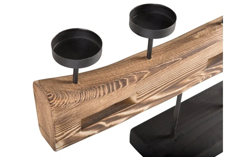 Guatemala lysestage 36 cm - Træ / natur - Boligtilbehør - Lys & dufte - Lysestager & lanterner - Kandelaber & lysestage bord