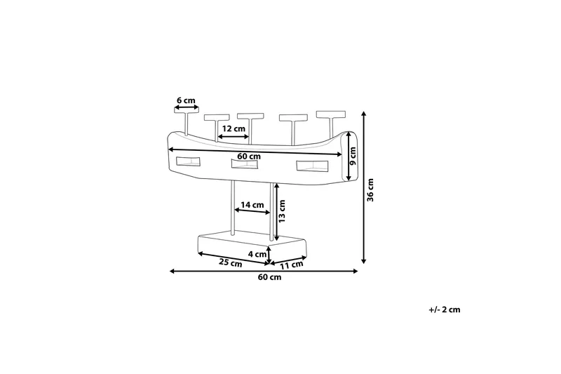 Guatemala lysestage 36 cm - Træ / natur - Boligtilbehør - Lys & dufte - Lysestager & lanterner - Kandelaber & lysestage bord