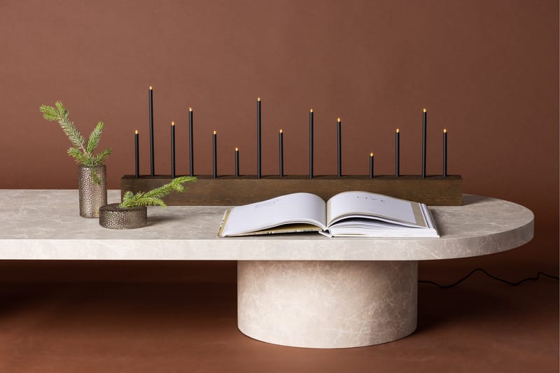 Ljusstake & kandelaber för bord Venture Home Walnut - Boligtilbehør - Lys & dufte - Lysestager & lanterner - Kandelaber & lysestage bord