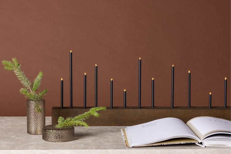 Ljusstake & kandelaber för bord Venture Home Walnut - Boligtilbehør - Lys & dufte - Lysestager & lanterner - Kandelaber & lysestage bord