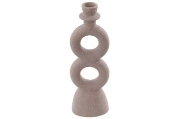 Ljusstake Beliani Naousa Beige - Boligtilbehør - Lys & dufte - Lysestager & lanterner - Kandelaber & lysestage bord