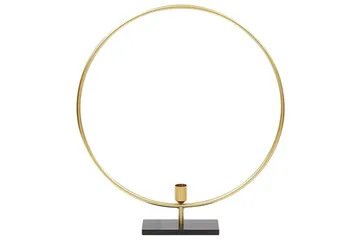 Ljusstake Beliani Seram GOLD||Black - Boligtilbehør - Lys & dufte - Lysestager & lanterner - Kandelaber & lysestage bord