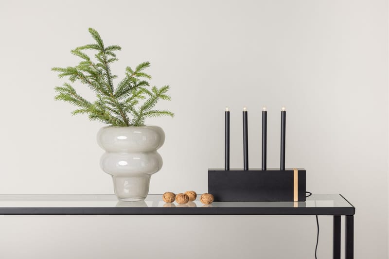 Lysestager og kandelabre til bord Venture Home Fjällberget lysestage Black - Boligtilbehør - Lys & dufte - Lysestager & lanterner - Kandelaber & lysestage bord