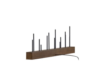 Lysestager og kandelabre til bord Venture Home Kungsberget lysestage Walnut - Boligtilbehør - Lys & dufte - Lysestager & lanterner - Kandelaber & lysestage bord