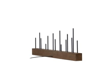 Lysestager og kandelabre til bord Venture Home Kungsberget lysestage Walnut - Boligtilbehør - Lys & dufte - Lysestager & lanterner - Kandelaber & lysestage bord
