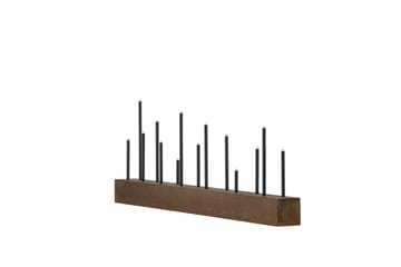 Lysestager og kandelabre til bord Venture Home Kungsberget lysestage Walnut - Boligtilbehør - Lys & dufte - Lysestager & lanterner - Kandelaber & lysestage bord