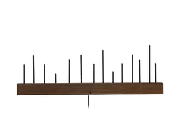 Lysestager og kandelabre til bord Venture Home Kungsberget lysestage Walnut - Boligtilbehør - Lys & dufte - Lysestager & lanterner - Kandelaber & lysestage bord