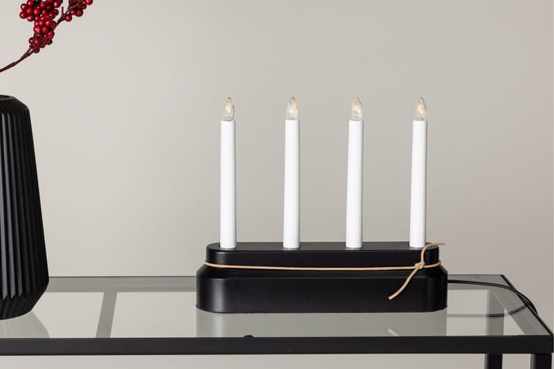 Näsfjället Ljusstake Venture Home Black - Boligtilbehør - Lys & dufte - Lysestager & lanterner - Kandelaber & lysestage bord