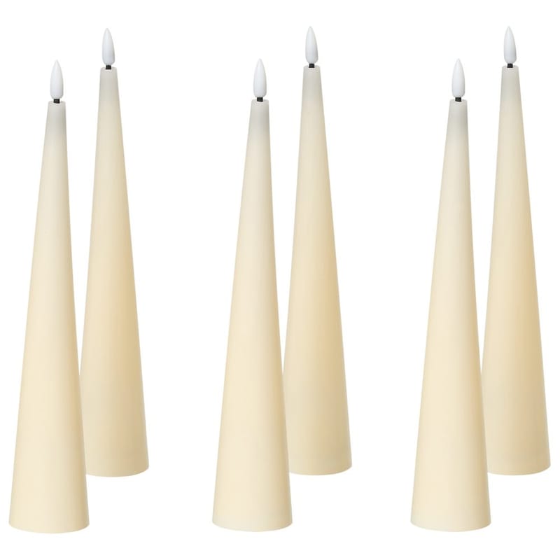 LED-lys Aurum Sæt med 6 - Hvid - Boligtilbehør - Julepynt & højtidsdekorationer - Juelpynt og juledekoration - Julelys