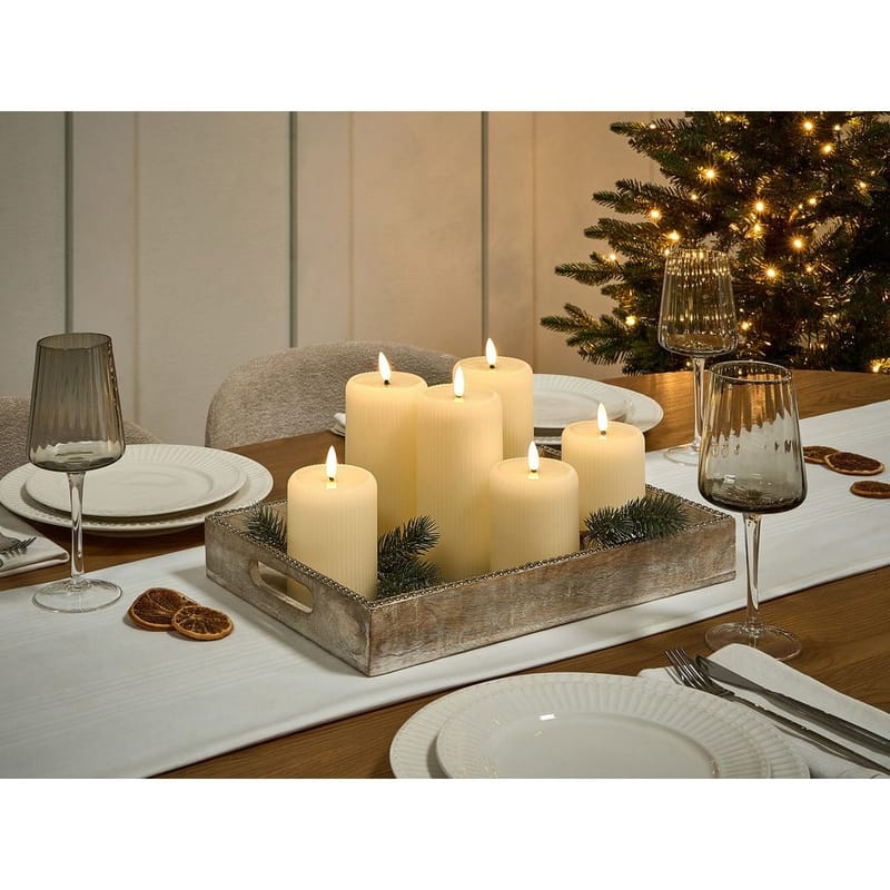 LED-lys Noisette Sæt med 6 - Hvid - Boligtilbehør - Julepynt & højtidsdekorationer - Juelpynt og juledekoration - Julelys