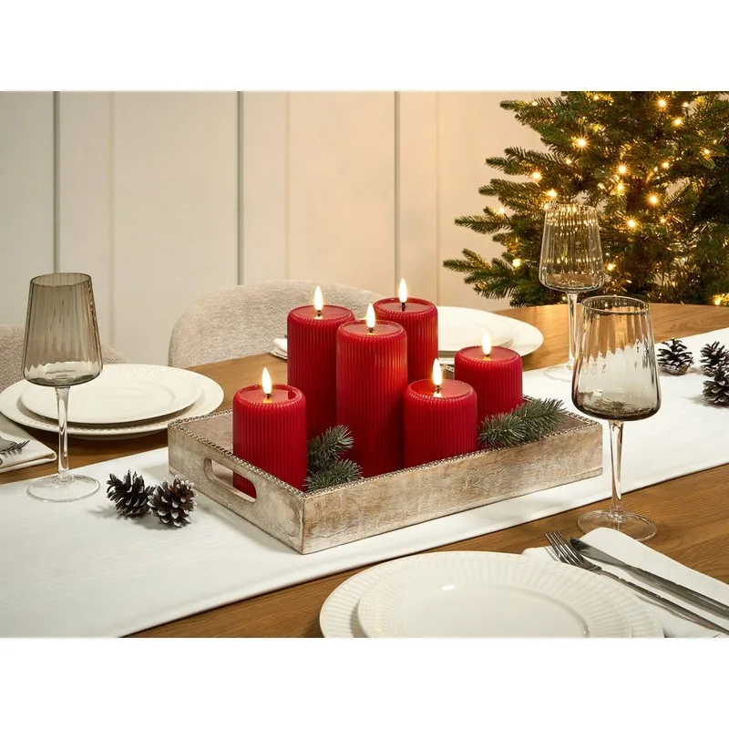 LED-lys Noisette Sæt med 6 - Rød - Boligtilbehør - Julepynt & højtidsdekorationer - Juelpynt og juledekoration - Julelys