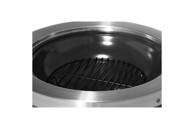 Ildsted Mustang Burbank - Sort||Sølv - Boligtilbehør - Pejse - Udendørspejs & ildsted