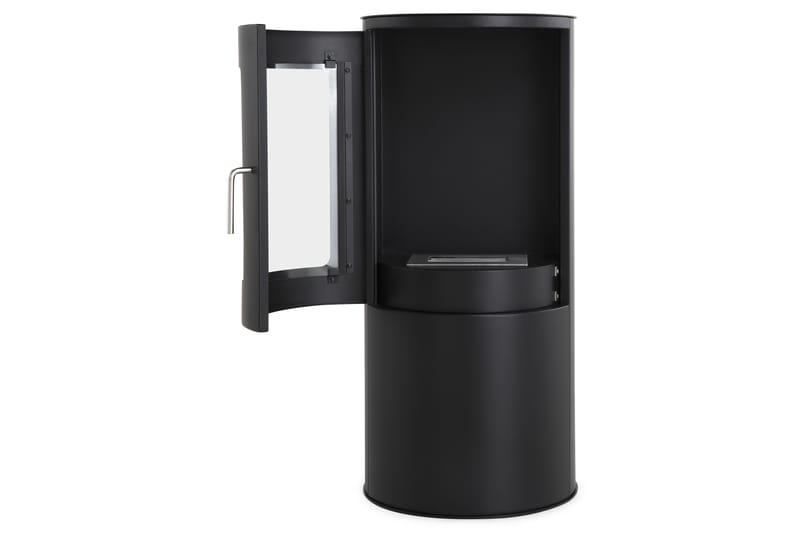 Corbo Fritstående Brændeovn Bioethanol H96 - Sort/Rustfri Stål/Glas - Boligtilbehør - Pejse - Pejs uden skorsten - Biopejse