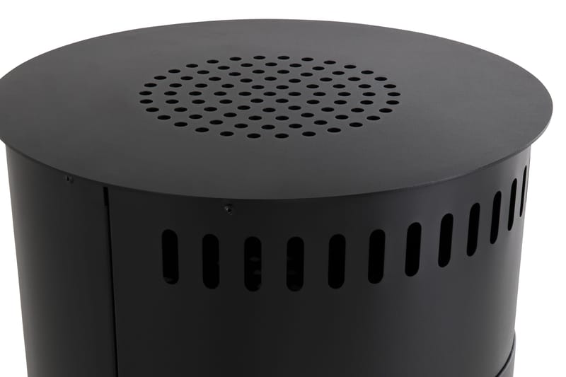 Corbo Fritstående Rund Ethanolpejs 112x45x45 cm i glas og rustfrit stål - Sort - Boligtilbehør - Pejse - Pejs uden skorsten - Biopejse