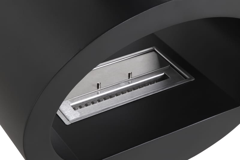 Mauro Vægmonteret Ethanolpejs 190x60x40 cm i Stål - Sort - Boligtilbehør - Pejse - Pejs uden skorsten - Biopejse