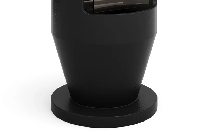 Corbo Fritstående Rund Ethanolpejs 83x40x40 cm i Stål - Sort - Boligtilbehør - Pejse - Pejs uden skorsten - Biopejse