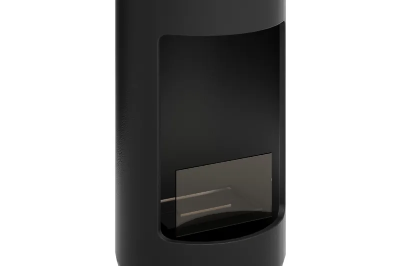 Corbo Fritstående Rund Ethanolpejs 83x40x40 cm i Stål - Sort - Boligtilbehør - Pejse - Pejs uden skorsten - Biopejse