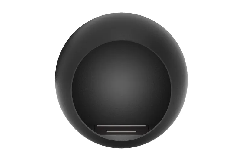 Corbo Lille Vægophængt Rund Ethanolpejs 60x23x60 cm i Stål - Sort - Boligtilbehør - Pejse - Pejs uden skorsten - Biopejse