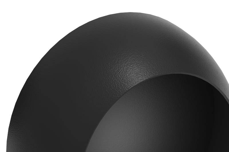 Corbo Lille Vægophængt Rund Ethanolpejs 60x23x60 cm i Stål - Sort - Boligtilbehør - Pejse - Pejs uden skorsten - Biopejse