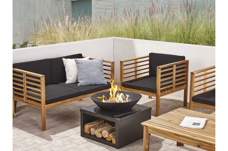 Rammeoncito Bålplads 60 cm - Stål/Sort - Boligtilbehør - Pejse - Udendørspejs & ildsted