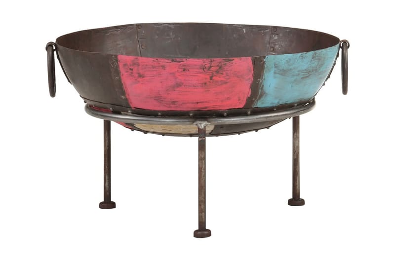 rustikt bålfad Ø60 cm jern farverigt - Flerfarvet - Udendørspejs & ildsted