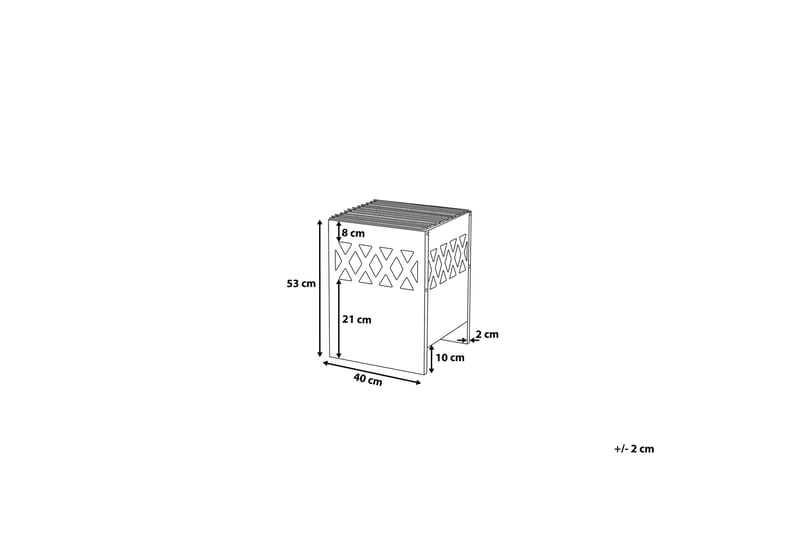 Shiga Pejs 40 | 40 | 53 cm - Sort - Boligtilbehør - Pejse - Udendørspejs & ildsted