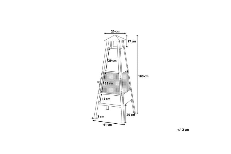 Yasur Pejs 41 | 41 | 100 cm - Sort - Boligtilbehør - Pejse - Udendørspejs & ildsted