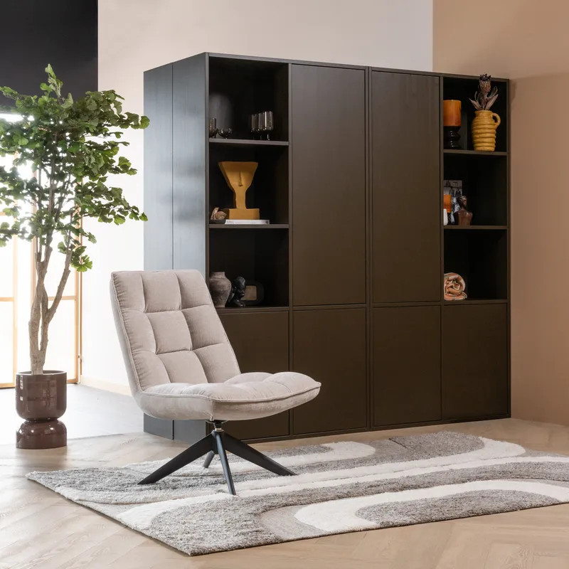 Planteholder/Krukke Toval 28 cm - Lilla/Brun - Boligtilbehør - Krukker