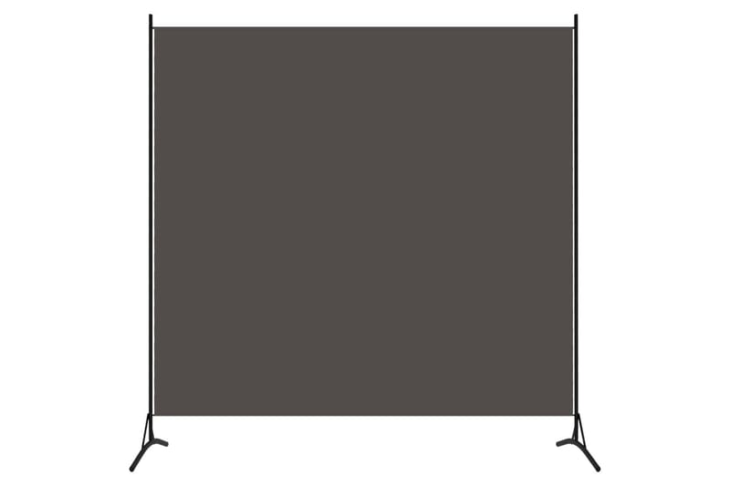 1-Panels Rumdeler 175x180 cm Antracitgrå - Skærmvæg - Rumdelere