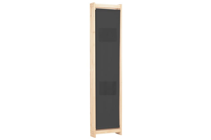 3-Panels Rumdeler 120 X 170 X 4 Cm Stof Grå - Grå - Boligtilbehør - Rumdelere - Skærmvæg